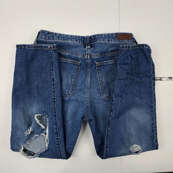 Abercrombie & Fitch Ames Slim Boyfriend Jeans Size 27 (4S) Dark Wash Denim 4281 - Picture 3 of 12